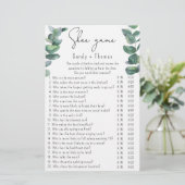 Eucalyptus - Schoenspel vrijgezellenfeest spel (Staand voorkant)