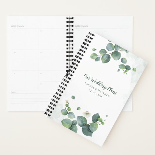 Eucalyptus Script de verdure Mariage botanique (Devant avec enveloppe)