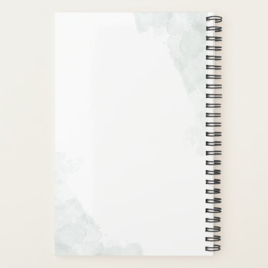 Eucalyptus Script de verdure Mariage botanique (Dos)