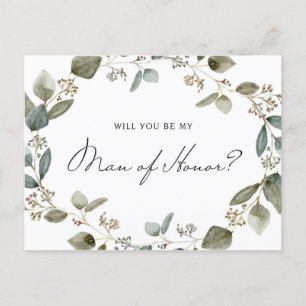 Eucalyptus Seed is mijn Man van eer Kaart