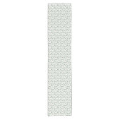 Eucalyptus Silver Dollar Tree Pattern Korte Tafelloper (Voorkant)