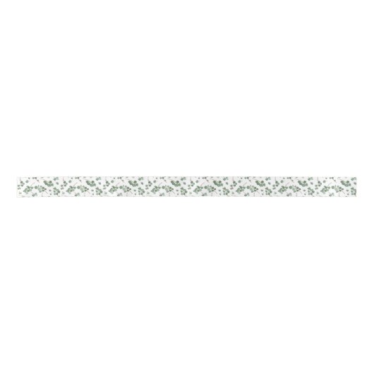 Eucalyptus Silver Dollar Tree Pattern Lint (Voorkant)