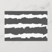 Eucalyptus simpel zwart wit waterverf receptie informatiekaartje (Achterkant)