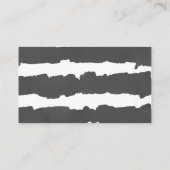 Eucalyptus simple noir blanc diaper cartes de tomb (Dos)