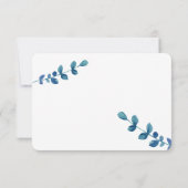 Eucalyptus simple RSVP sans envoi (Dos)