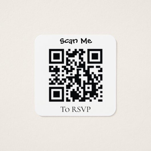 Eucalyptus site Mariage de verdure QR Code RSVP (Dos)