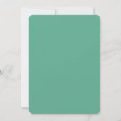 Eucalyptus sla de datum op, bruiloft save the date (Achterkant)