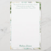 Eucalyptus - Speciaal scriptpapier Briefpapier (Voorkant)