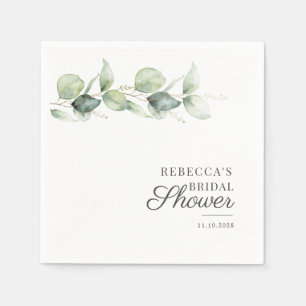 Eucalyptus Succulent Botanisch Vrijgezellenfeest Servet