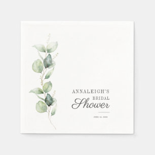 Eucalyptus Succulente Bruiloftsborrel Moderne Papi Servet