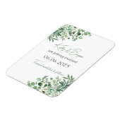 Eucalyptus Suite - Bewaar de datummagneet Magneet (Linkerzijde)