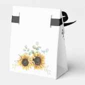 Eucalyptus Sunflower Florenz Vrijgezellenfeest Bedankdoosjes (Achterkant)