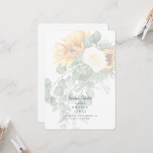 Eucalyptus Sunflower Tuscan Vrijgezellenfeest Rond Kaart
