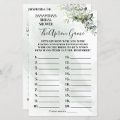 Eucalyptus The Apron vrijgezellenfeest tweetalige  (Voorkant / Achterkant)