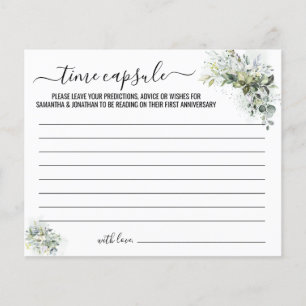 Eucalyptus Time Capsule Advice voor paren Kaart