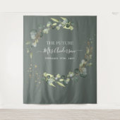 Eucalyptus Toekomstige Mevrouw Photohokje Achtergr Wandkleed (Voorkant)