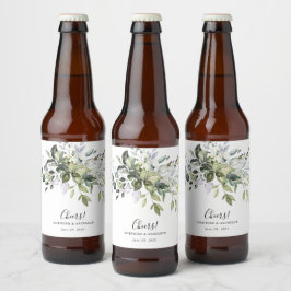 Eucalyptus Trouwfavoriet Bierfleslabels Bier Etiket