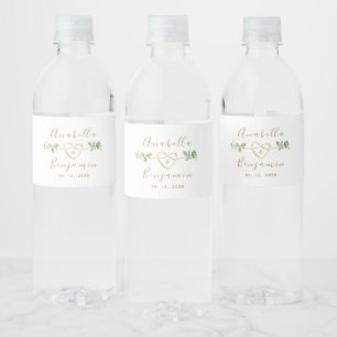 Eucalyptus Trouwfles Waterfles Label Etiket