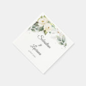 Eucalyptus trouwpapier servet (Hoek)