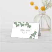 Eucalyptus Trouwplaatskaarten (Achterkant)