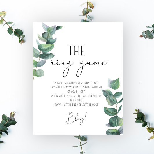 Eucalyptus - Trouwring spel poster