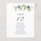 Eucalyptus Trouwtafel Nummer (Achterkant)