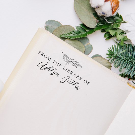 Eucalyptus Van de Bibliotheek Van Boek Stempel