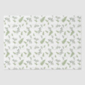 Eucalyptus & varenringen cadeau tissuepapier (Voorkant)