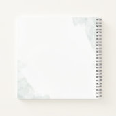 Eucalyptus Verdure Aquarelle Mariage Livre d'or (Dos)