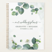 Eucalyptus Verdure Aquarelle Mariage Script (Devant)