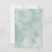 Eucalyptus verdure Baby shower virtuel Invitation (Dos)