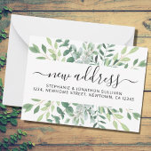 Eucalyptus verdure Faire-part en mouvement