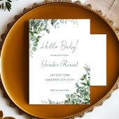 Eucalyptus Verdure Genre Reveal Invitation