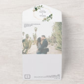 Eucalyptus verdure | Invitation de mariage tout en (Dehors)