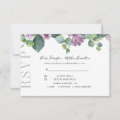 Eucalyptus Verdure Mariage botanique RSVP (Devant)