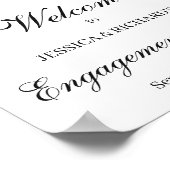 Eucalyptus Verloving Welkomstteken Poster (Hoek)