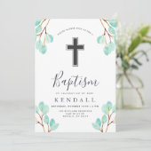 Eucalyptus, vers | Greenery Thaptisme Kaart (Staand voorkant)