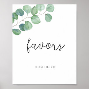 Eucalyptus vert - Affiche Favorisée