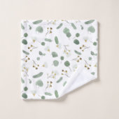 Eucalyptus Vert Argent Dollar Gum Blossoms (Gant de toilette)