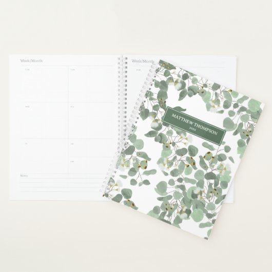 Eucalyptus Vert Argent Dollar Gum Blossoms (Devant avec enveloppe)