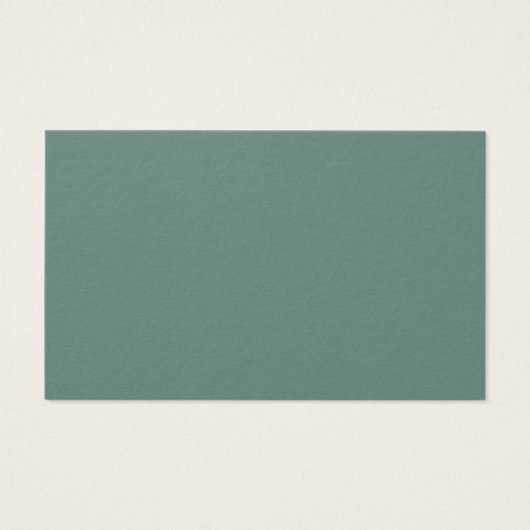 Eucalyptus vert été Nom du bébé Suggestions Carte (Dos)