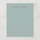 Eucalyptus vert Feuilles mariage invite budget (Dos)