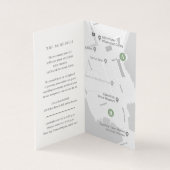 Eucalyptus vert mariage détails calendrier plan (Inside)