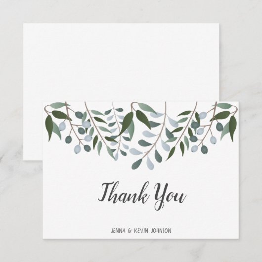 Eucalyptus Vert Merci floral (Devant / Derrière)