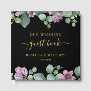 Eucalyptus Vert Purple Mariage Gold Foil