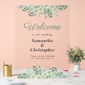 Eucalyptus Vert Sage Vert Mariage Bienvenue (Mariage)