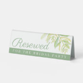 Eucalyptus vert signe d'aquarelle réservé (Recto)