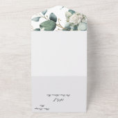 EUCALYPTUS VERT TOUS EN UN SEUL FAIRE-PART DE MARI (Dehors)