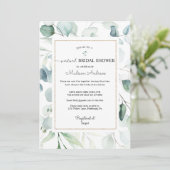 Eucalyptus Virtual Vrijgezellenfeest Kaart (Staand voorkant)