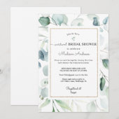 Eucalyptus Virtual Vrijgezellenfeest Kaart (Voorkant / Achterkant)